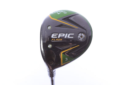 Used Callaway Epic Flash 3-Wood - Left-Handed - 15 Degrees - Seniors Flex-Next Round