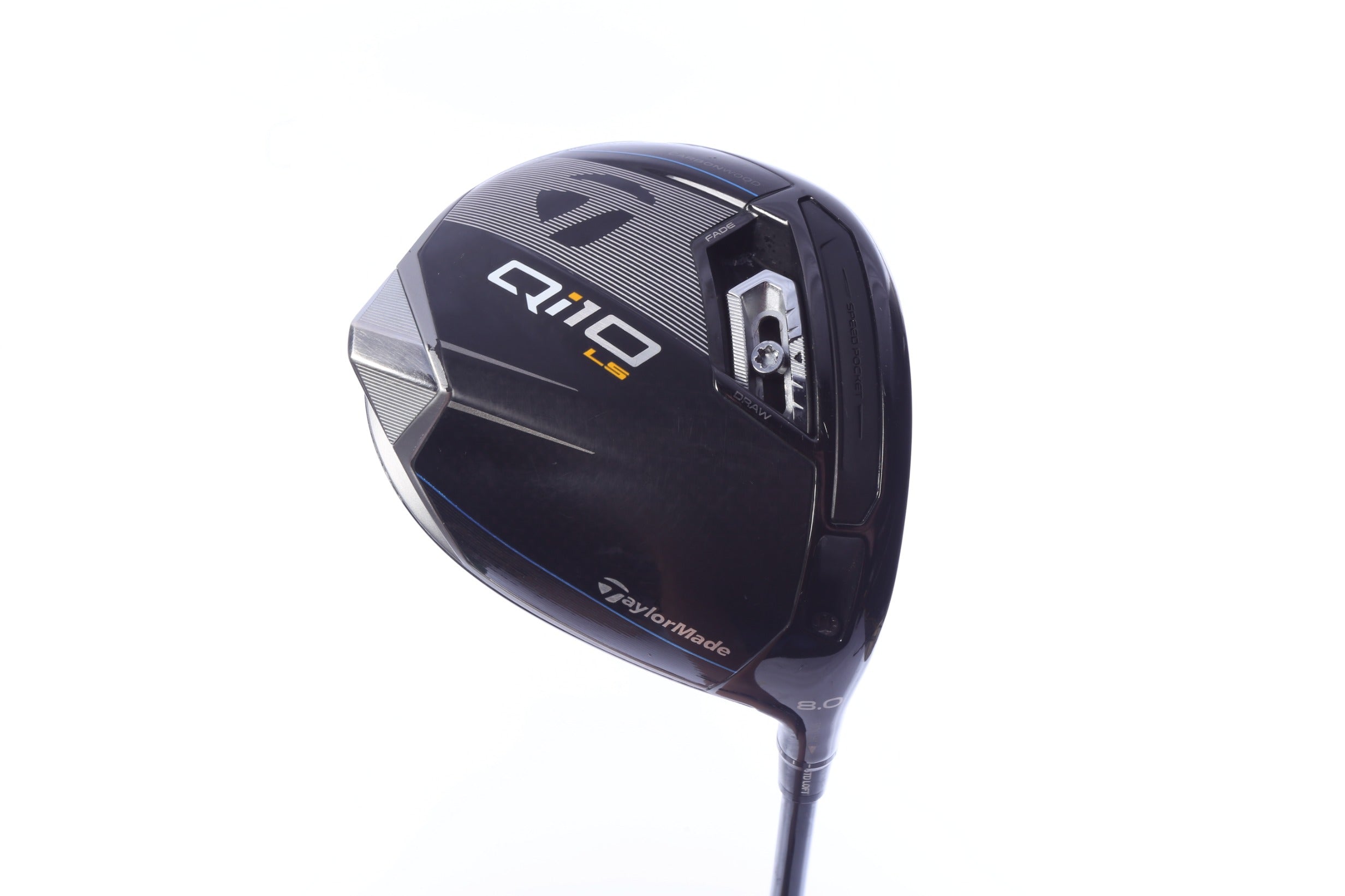 Used TaylorMade Qi10 Driver - 8 Degrees - Tour Extra Stiff Flex Mitsubishi Tensei CK Pro Series Organge - Right-Handed