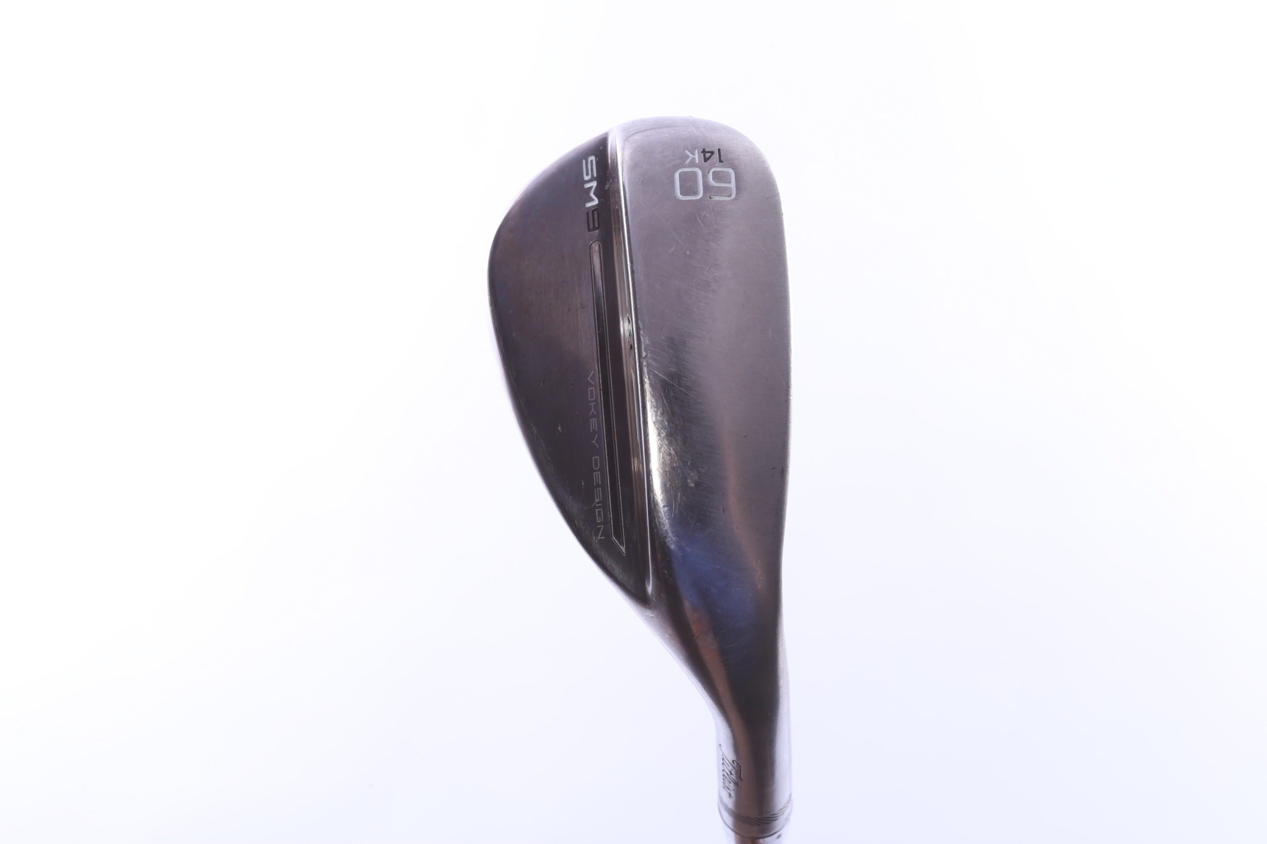 Used Titleist Vokey SM9 Brushed Steel Lob Wedge - Right-Handed - 60 Degrees - Wedge Flex-Next Round