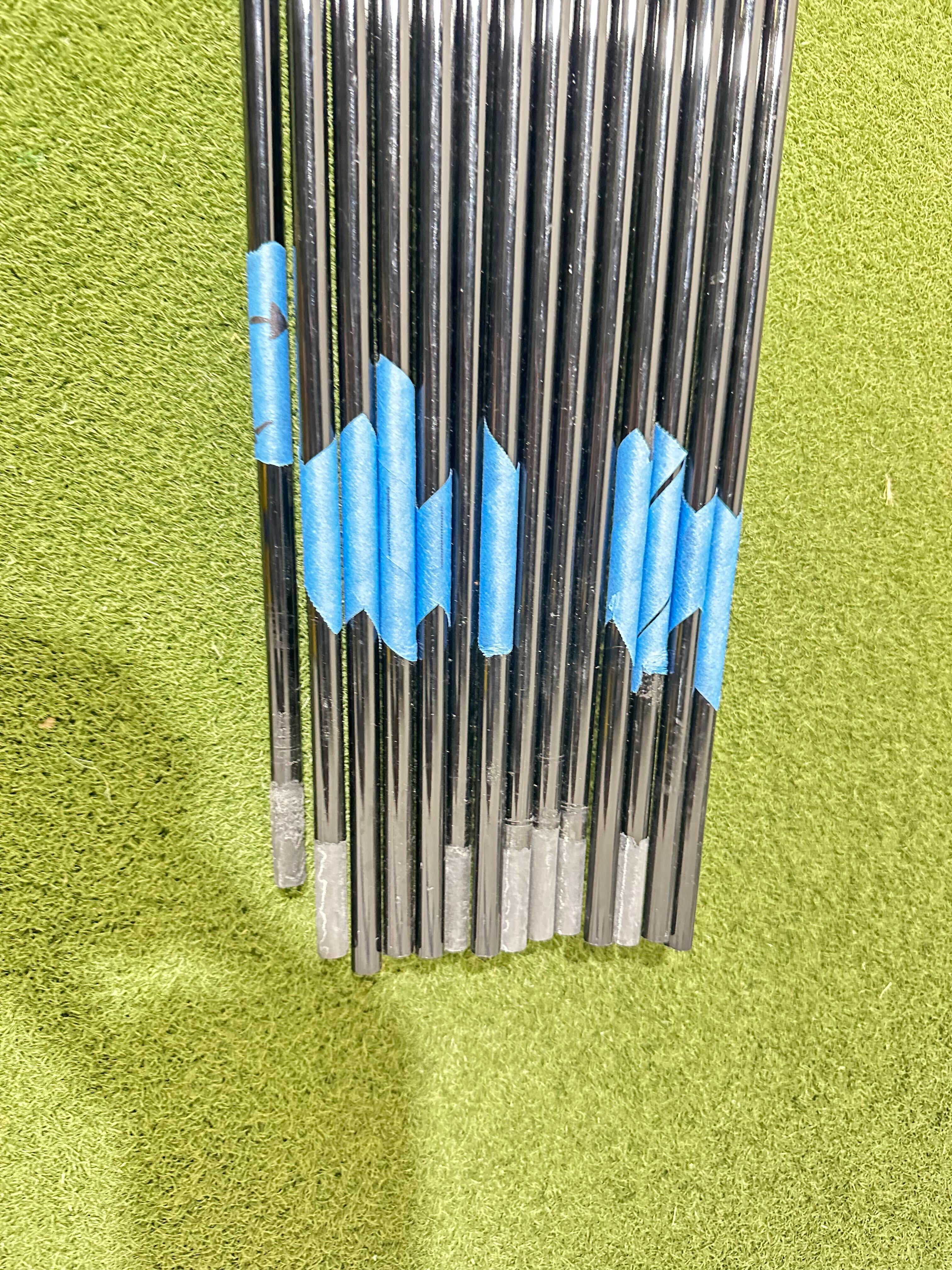 Lot of 14 Premium Golf Shafts - Various Lengths, Flexes, and Brands-Next Round