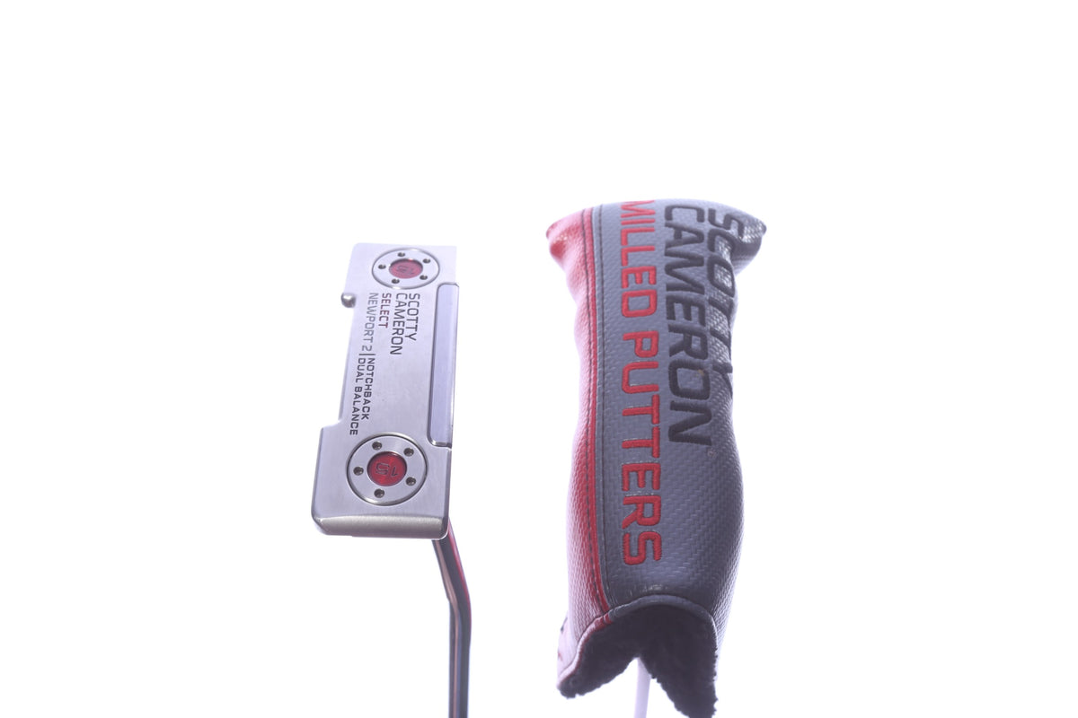 Used Titleist Scotty Cameron 2016 Select Newport 2 Notchback DB Putter - Right-Handed - 38 in - Blade-Next Round