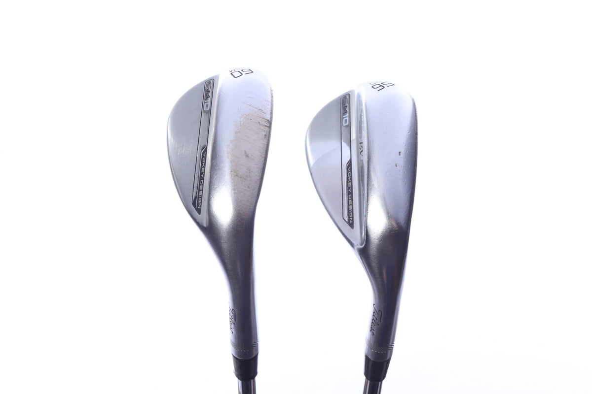 Used Titleist Vokey SM10 Tour Chrome Wedge Set - Right-Handed - 56*, 60* - Wedge Flex