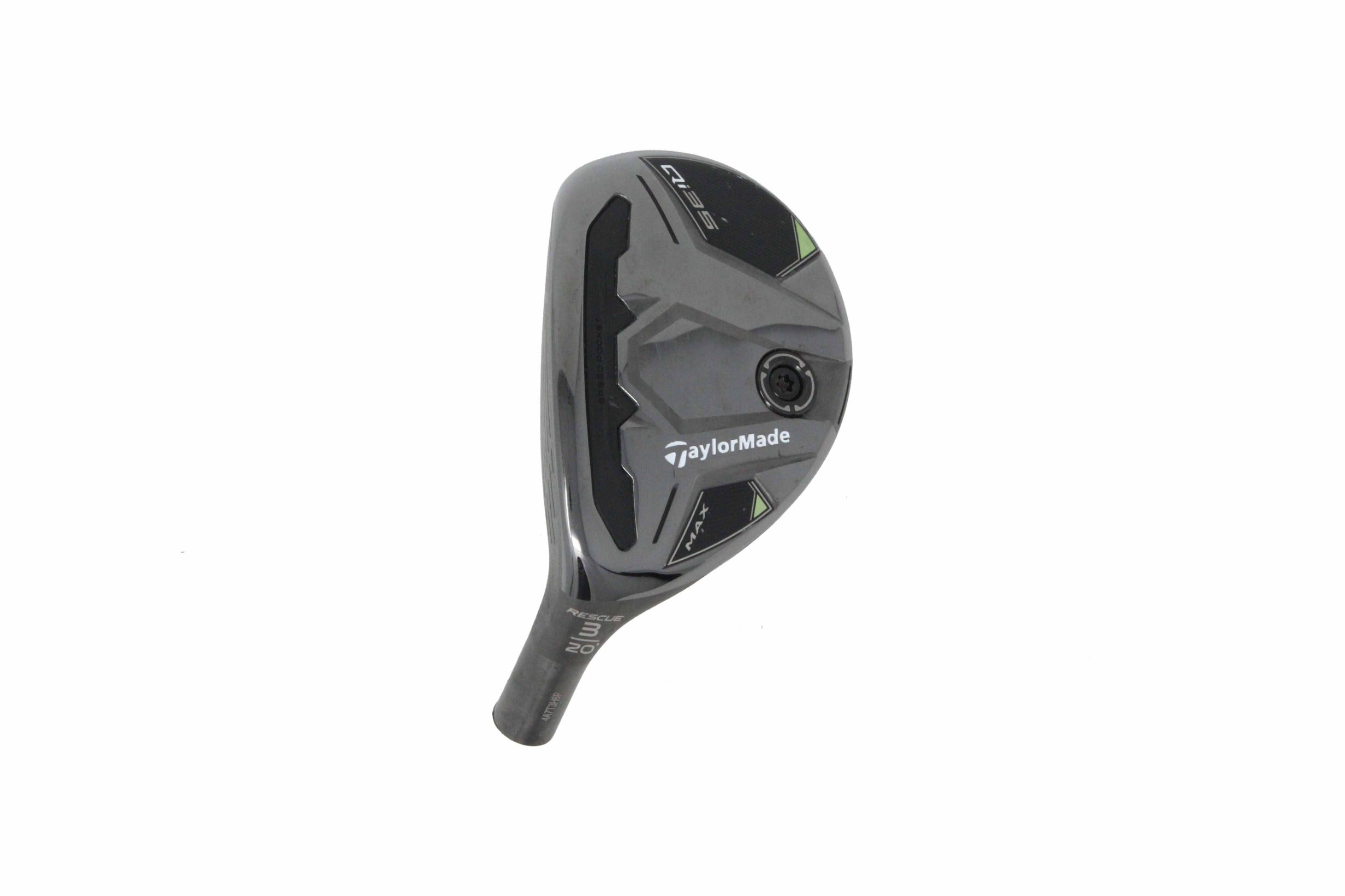 Used TaylorMade Qi35 MAX Rescue 3H - HEAD ONLY - Left-Handed - 20 Degrees