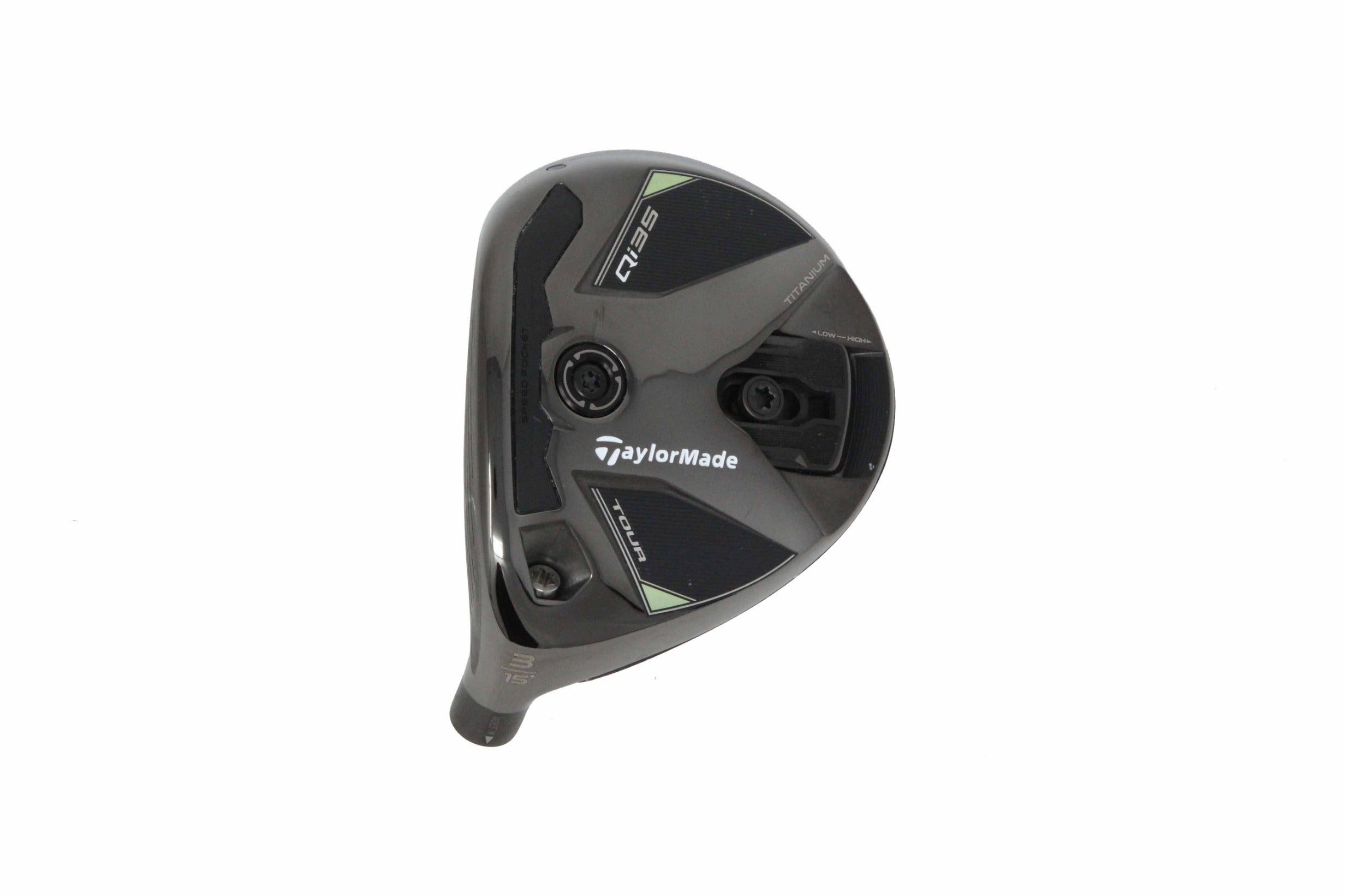 Used TaylorMade Qi35 Tour 3-Wood - HEAD ONLY - Left-Handed - 15 Degrees