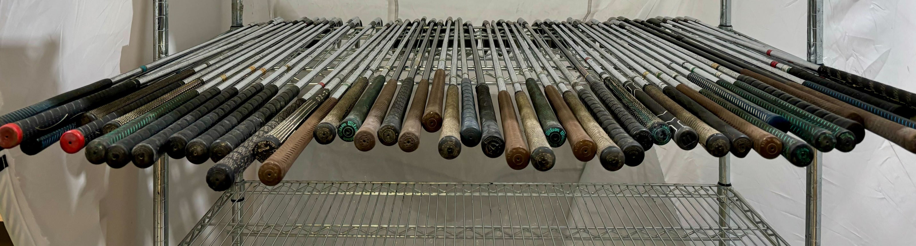 Wholesale Lot of 50 Golf Clubs - Assorted Single Irons and Wedges.-Next Round