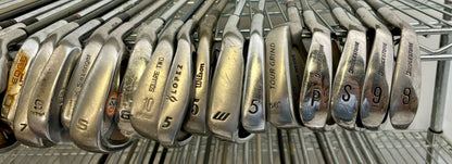 Wholesale Lot of 50 Golf Clubs - Assorted Irons and Wedges-Next Round