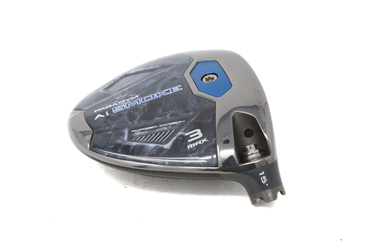 Used Callaway Paradym Ai Smoke MAX 3-Wood - HEAD ONLY - Right-Handed - 15 Degrees