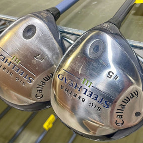 Wholesale Lot of 25 Golf Clubs - Callaway Big Bertha Steelhead III Fairway Woods-Next Round