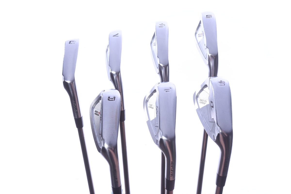 Used New Level 902-PD Forged Iron Set - Right-Handed - 5-PW, AW - Seniors Flex