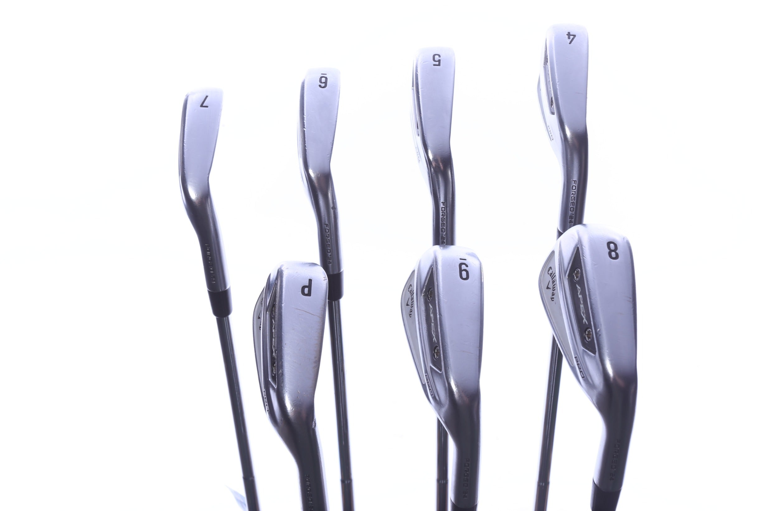 Used Callaway Apex Pro 24 Iron Set - Right-Handed - 4-PW - Stiff Flex