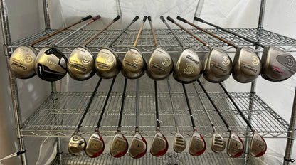Wholesale Lot of 20 Golf Clubs - Cleveland Drivers & TaylorMade Fairway Woods-Next Round