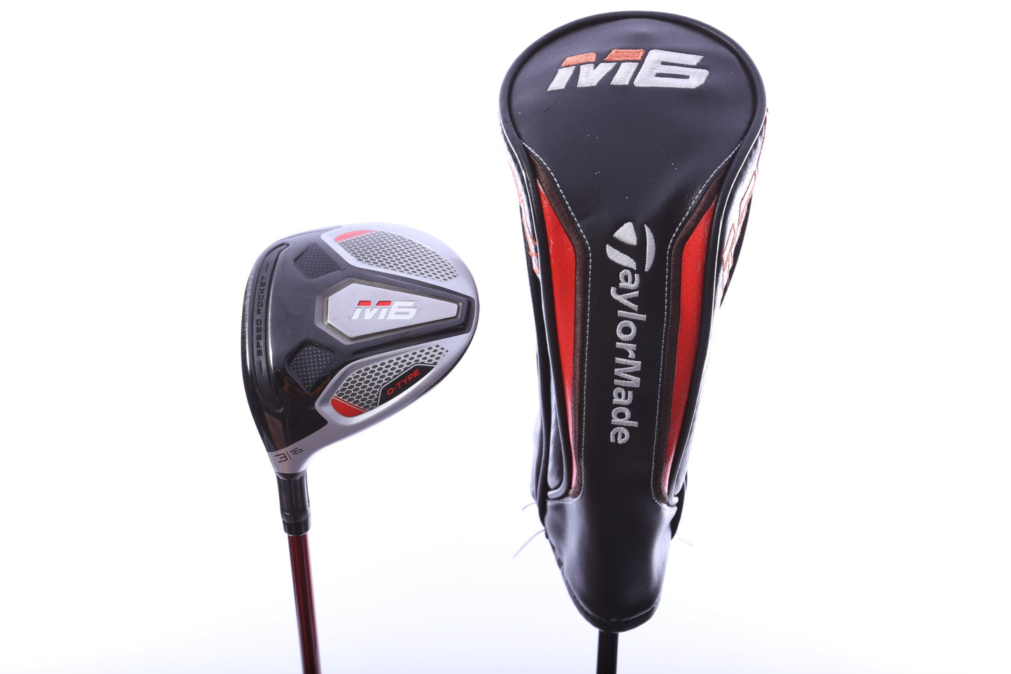 Used TaylorMade M6 D-Type 3-Wood - Left-Handed - 16 Degrees - Regular Flex-Next Round