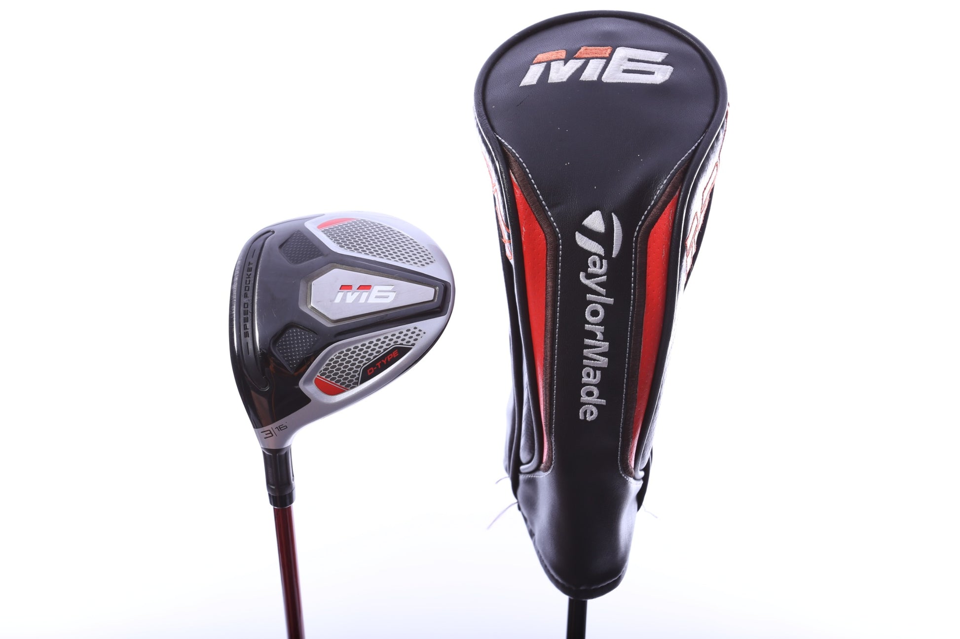 Used TaylorMade M6 D-Type 3-Wood - Left-Handed - 16 Degrees - Regular Flex-Next Round