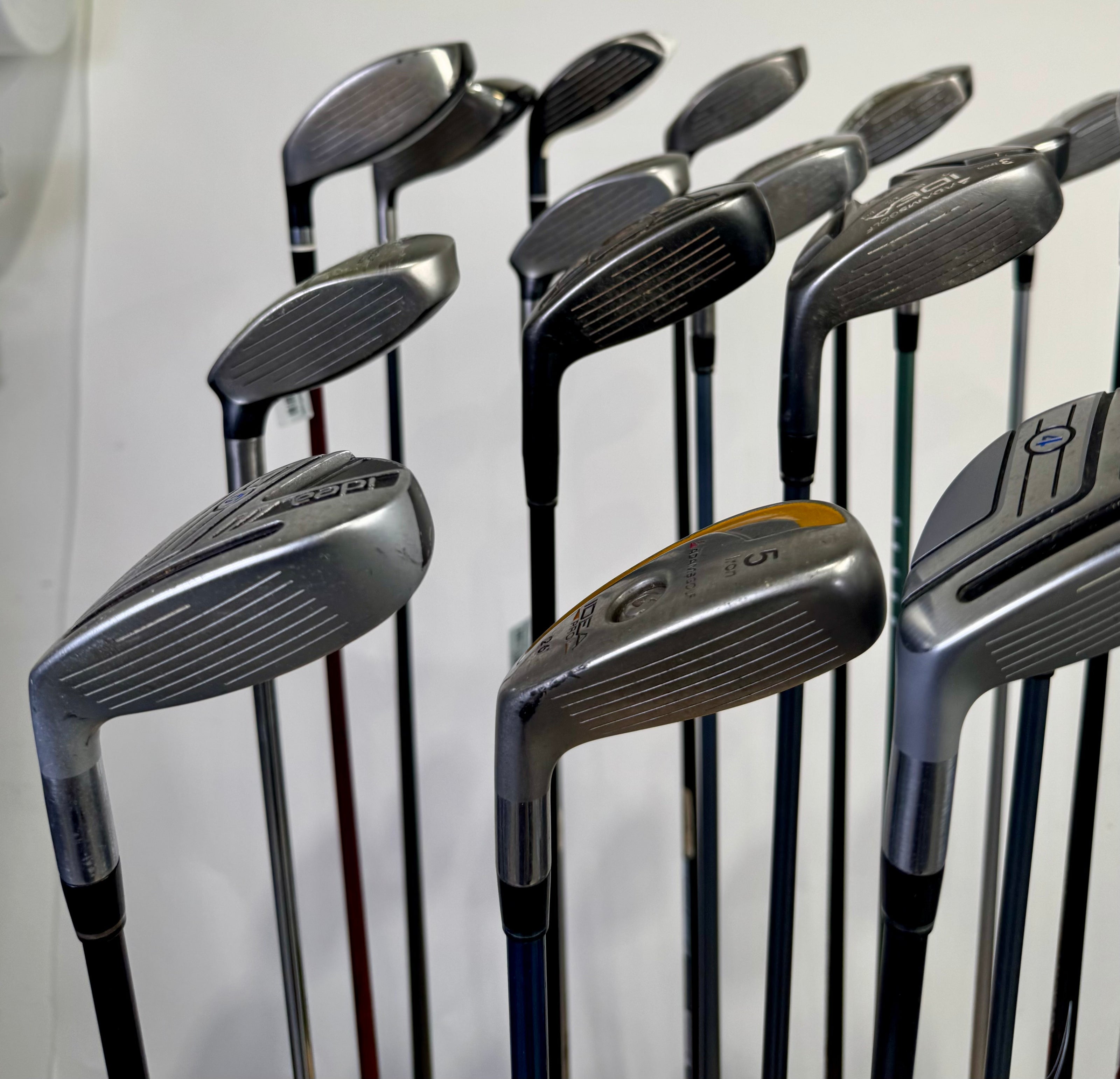 Wholesale Lot of 24 Adams Hybrids and Fairway Woods.-Next Round