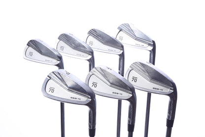 Used Sub 70 659 TC Forged Satin Iron Set - Right-Handed - 4-PW - Stiff Flex-Next Round