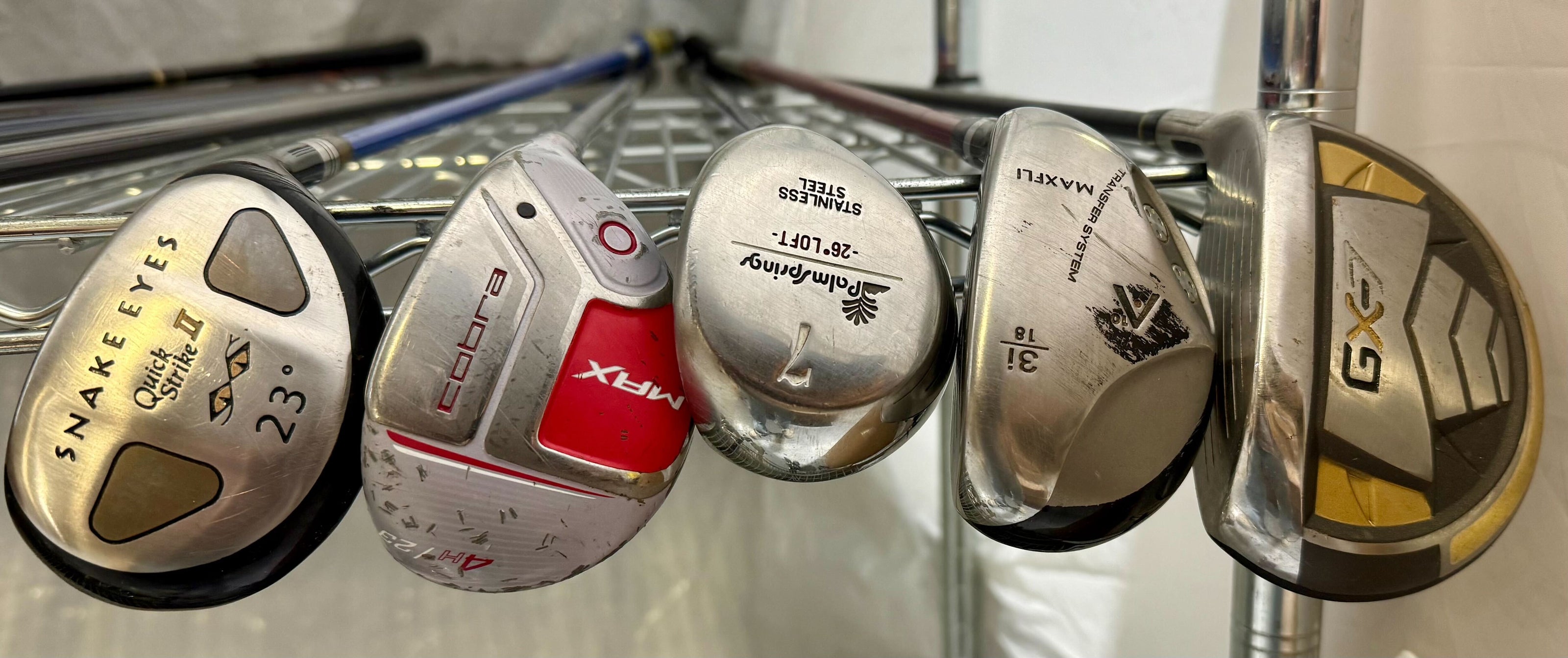 Wholesale Lot of 50 Golf Clubs - Assorted Fairway Woods & Hybrids-Next Round