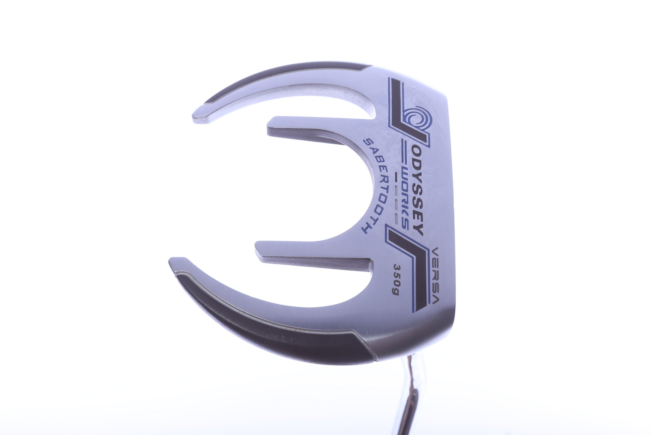 Used Odyssey Versa 90 Sabertooth Black Putter - Right-Handed - 35 in - Mallet-Next Round