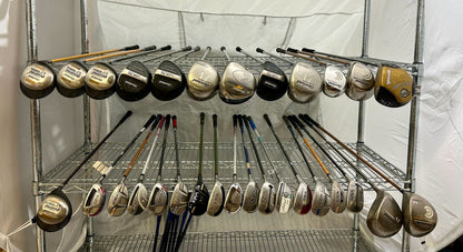 Wholesale Lot of 30 Golf Clubs - Cleveland Drives and Adams Hybrids-Next Round