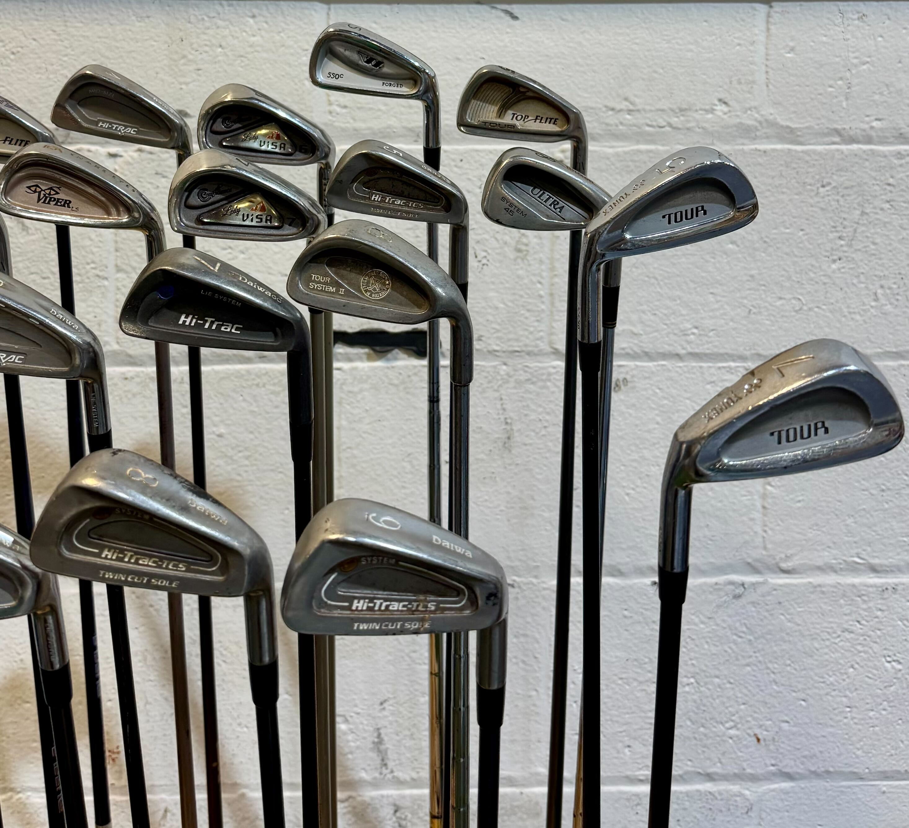 Wholesale Lot of 45 Golf Clubs - Assorted Single Irons-Next Round