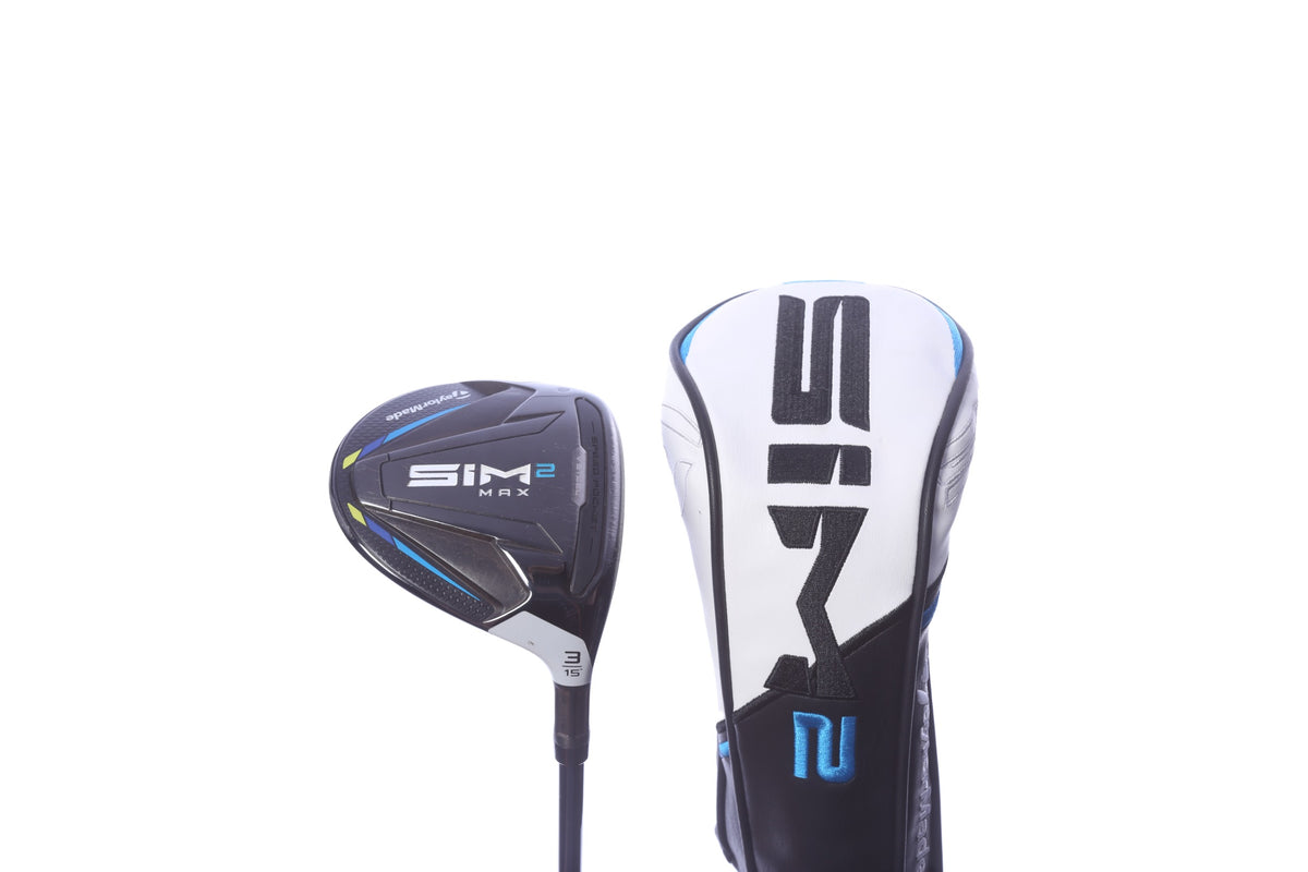 Used TaylorMade SIM2 MAX 3-Wood - Right-Handed - 15 Degrees - Regular Flex