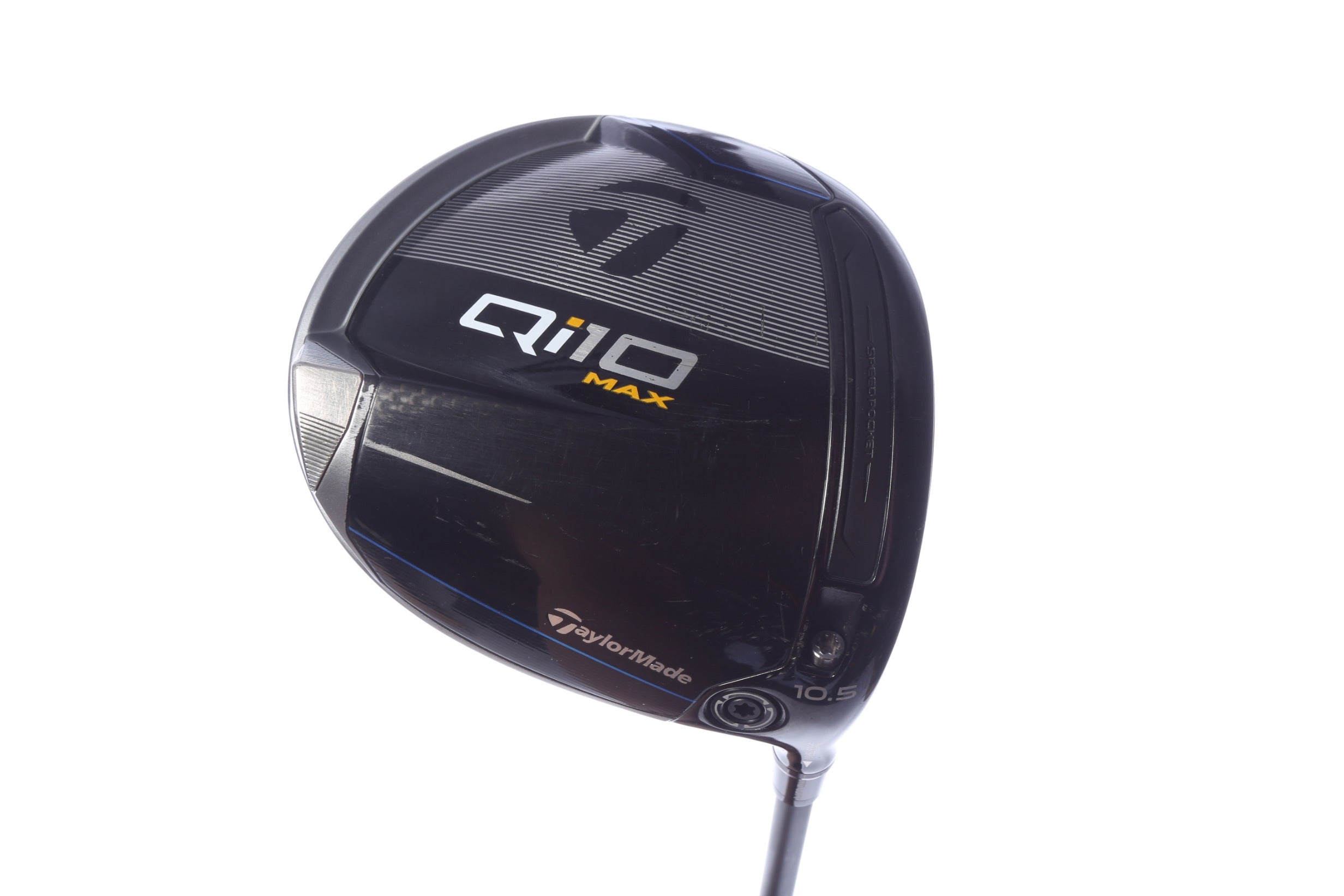 Used TaylorMade Qi10 MAX Driver - 10.5 Degrees - Seniors Flex Fujikura Ventus Blue - Right-Handed