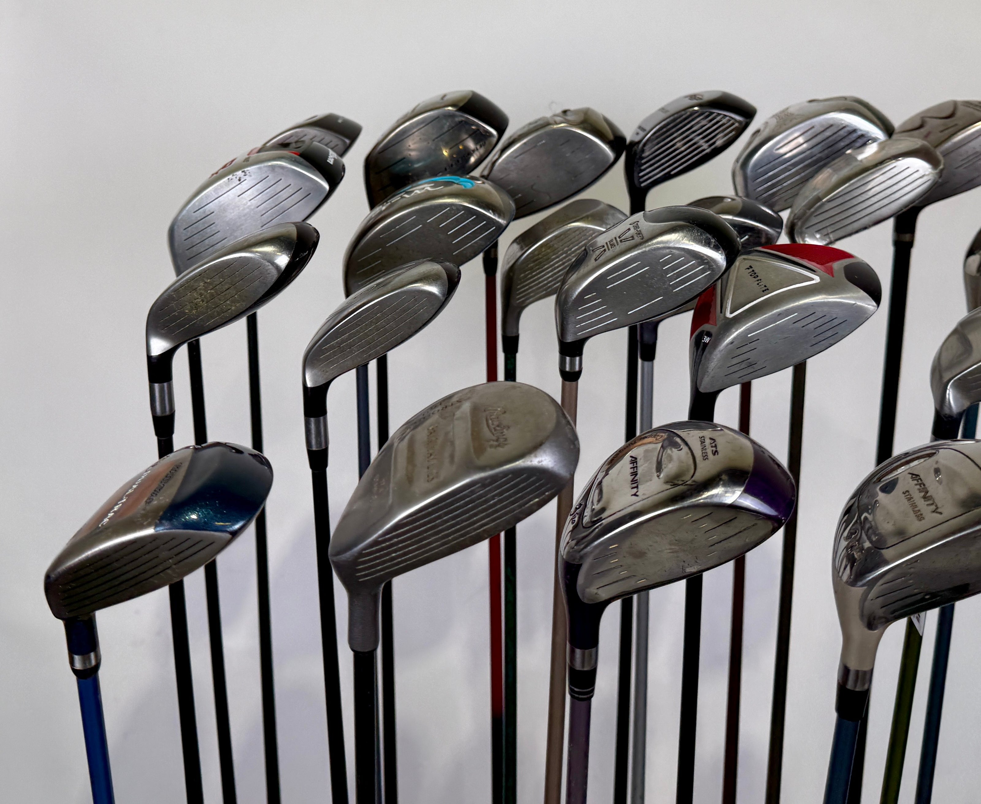 Wholesale Lot of 24 Golf Clubs - Drivers and Fairway Woods Assorted-Next Round
