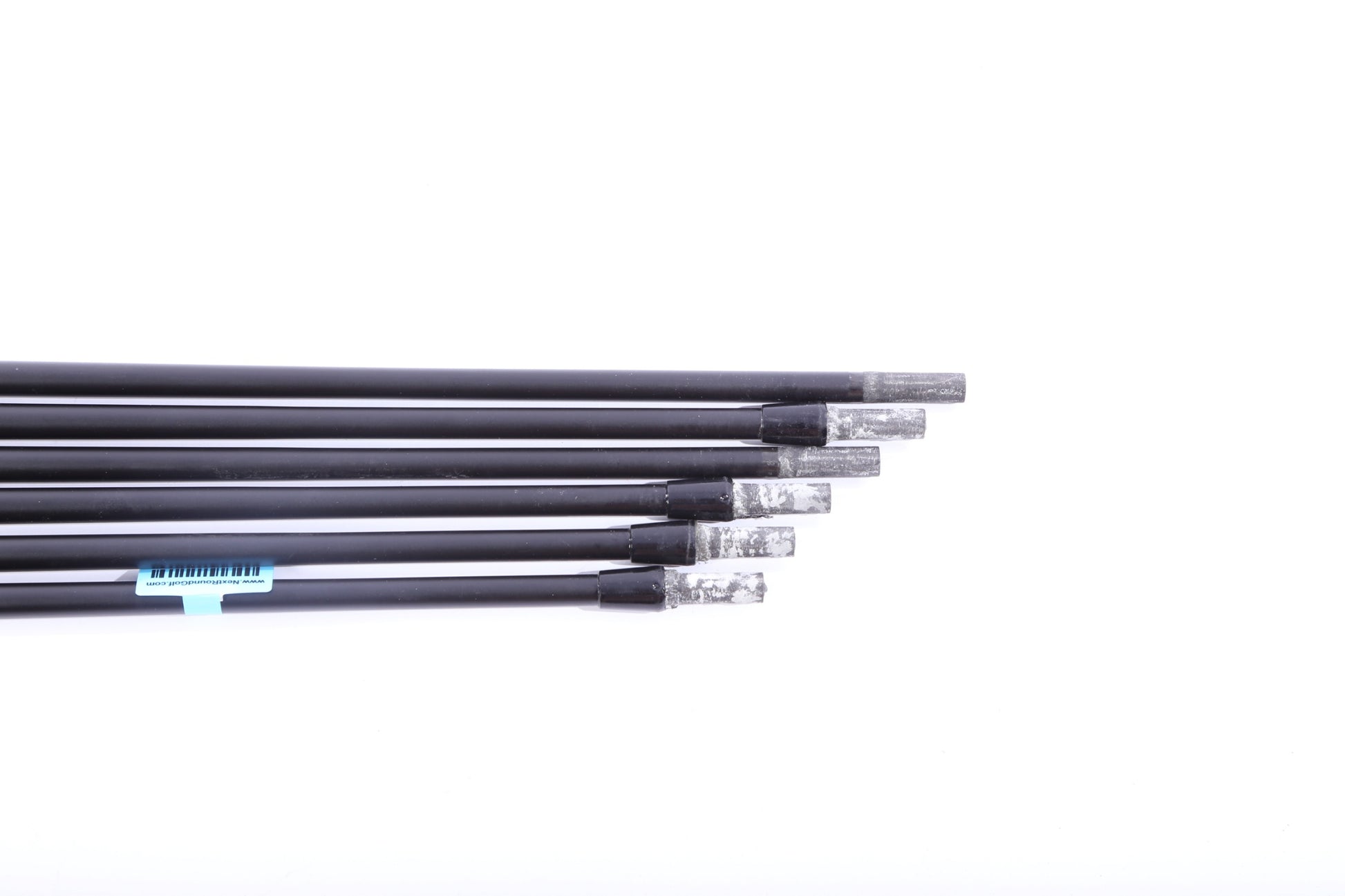 Used Kbs Tgi Tour Graphite 70 Regular Plus Graphite Iron Shaft Set 34.5"-37"-Next Round