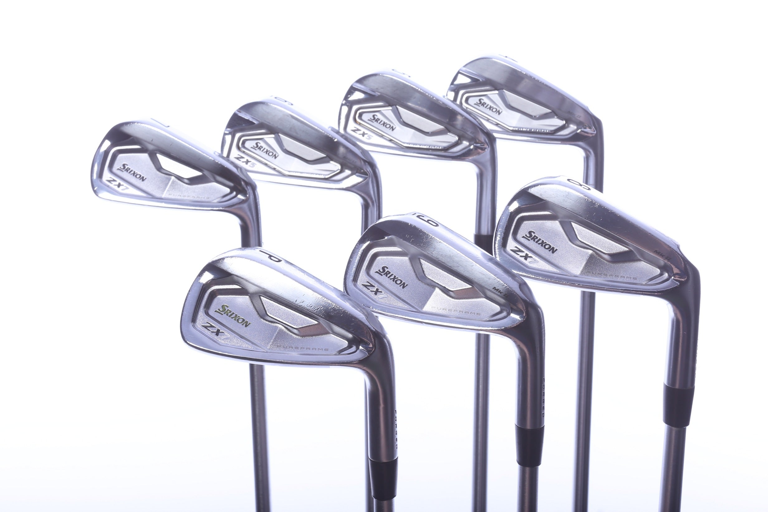 Used Srixon ZX5 / ZX7 Combo Iron Set - Right-Handed - 4-PW - Stiff Flex