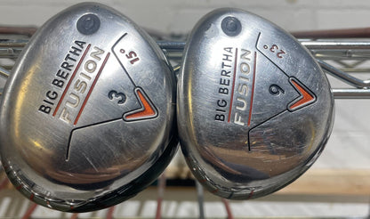 Wholesale Lot of 20 Golf Clubs - Callaway Big Bertha Fusion Fairway Woods-Next Round