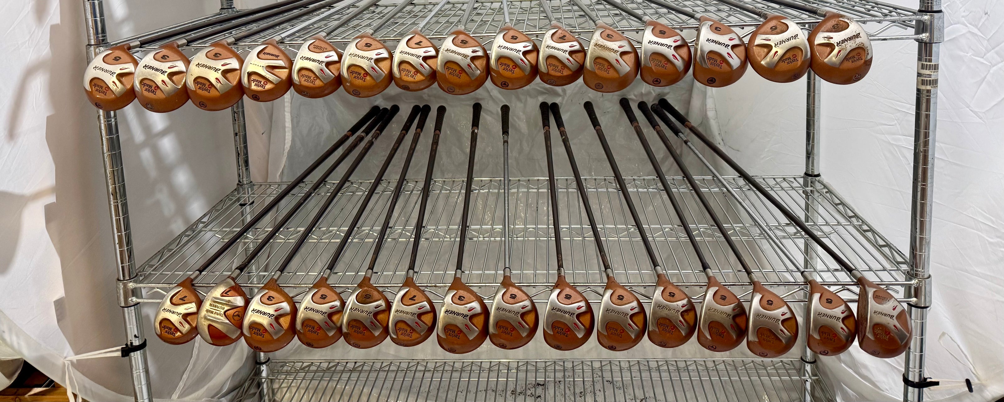 Wholesale Lot of 30 Golf Clubs - TaylorMade Burner Fairway Woods-Next Round