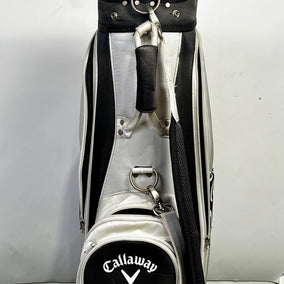 Callaway Solaire Staff Bag - 9 Dividers 5 Pockets- Black and White-Next Round