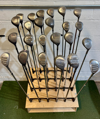 Wholesale Lot of 45 Golf Clubs - Assorted Fairway Woods-Next Round