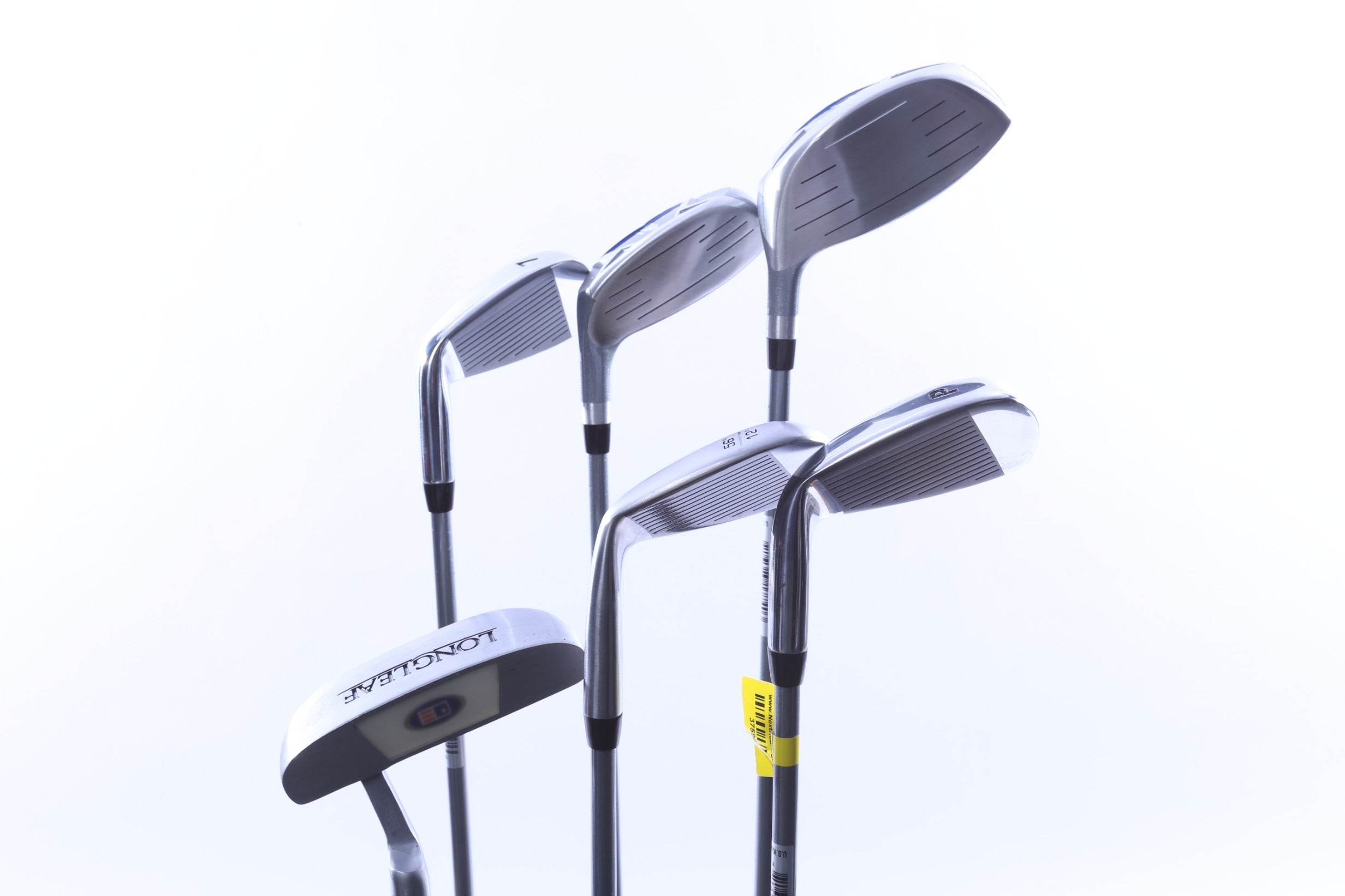Used Us Kids Golf U/L 45 Grey/Blue Kids Set - Right-Handed - Driver, 4H, 7i,PW, 56*, Putter - Youth Flex-Next Round