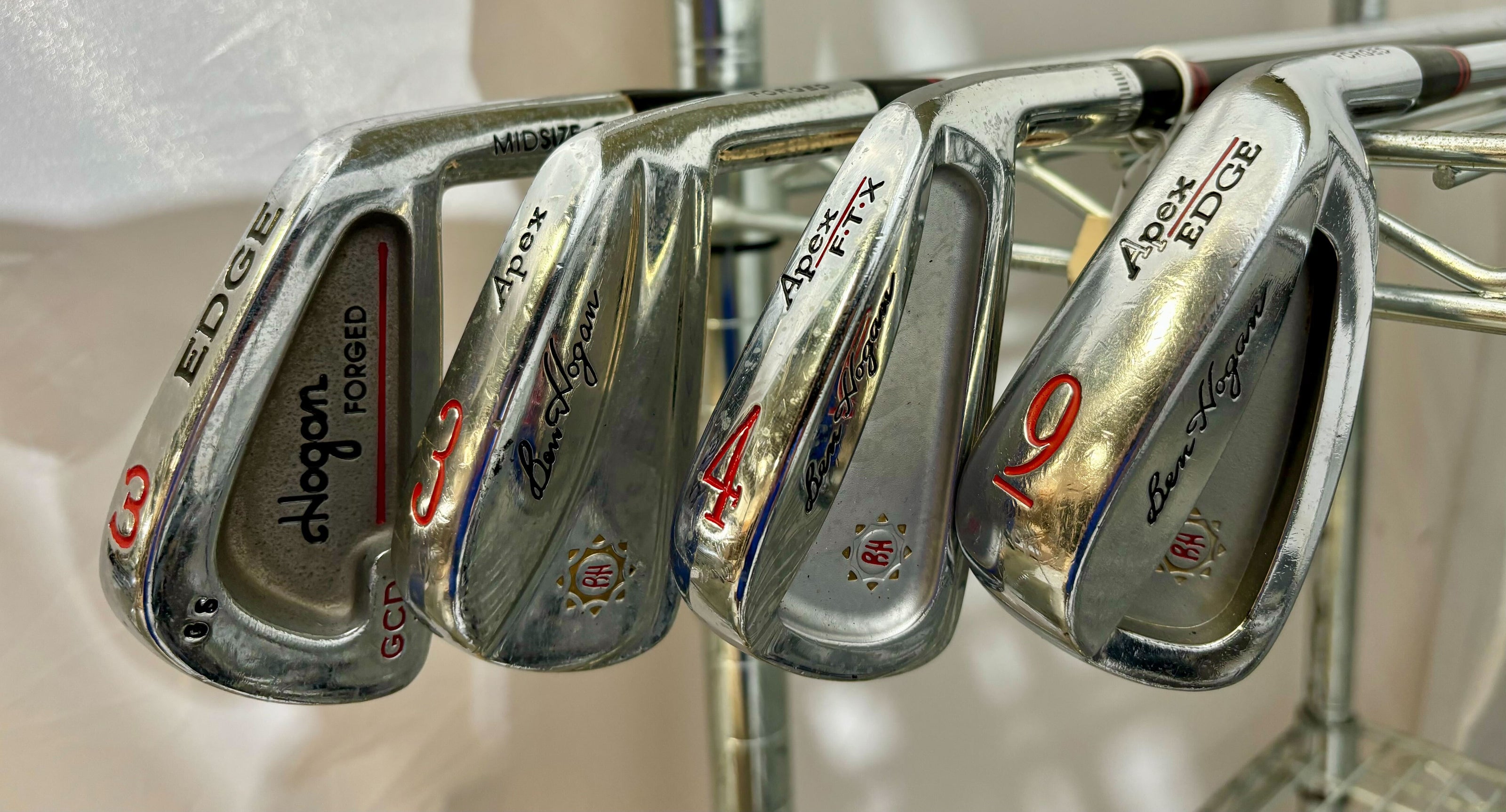 Wholesale Lot of 50 Golf Clubs - Assorted Single Irons and Wedges.-Next Round