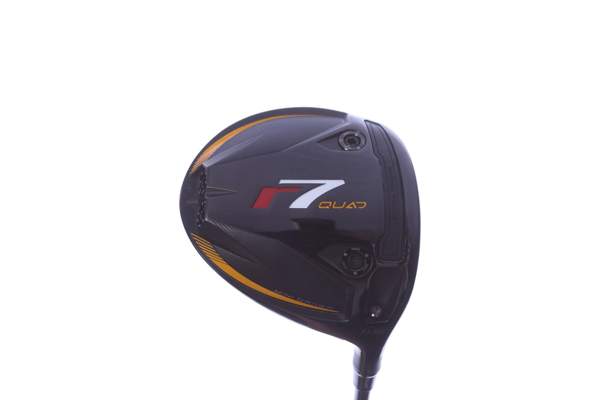Used TaylorMade r7 Quad Mini Driver - 11.5 Degrees - Extra Stiff Flex Mitsubishi Kaili White - Right-Handed-Next Round