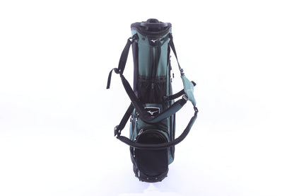 Used Mizuno 2025 BR-DX Green Stand Bag - 14-Way - 9 Pockets - Rain Cover Included-Next Round