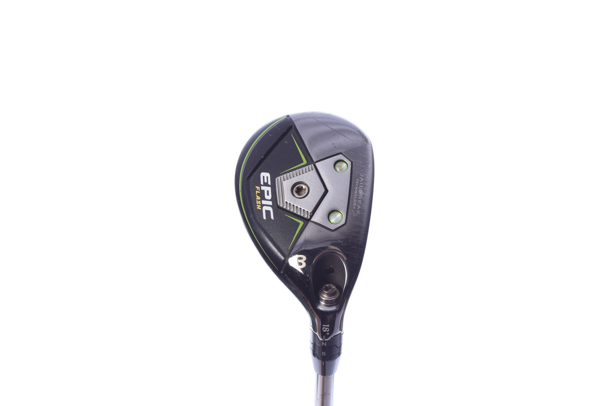 Used Callaway Epic Flash 3H Hybrid - Right-Handed - 18 Degrees - Regular Flex