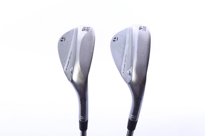 Used TaylorMade Milled Grind 3 Chrome Wedge Set - Right-Handed - 54*, 58* - Stiff Flex