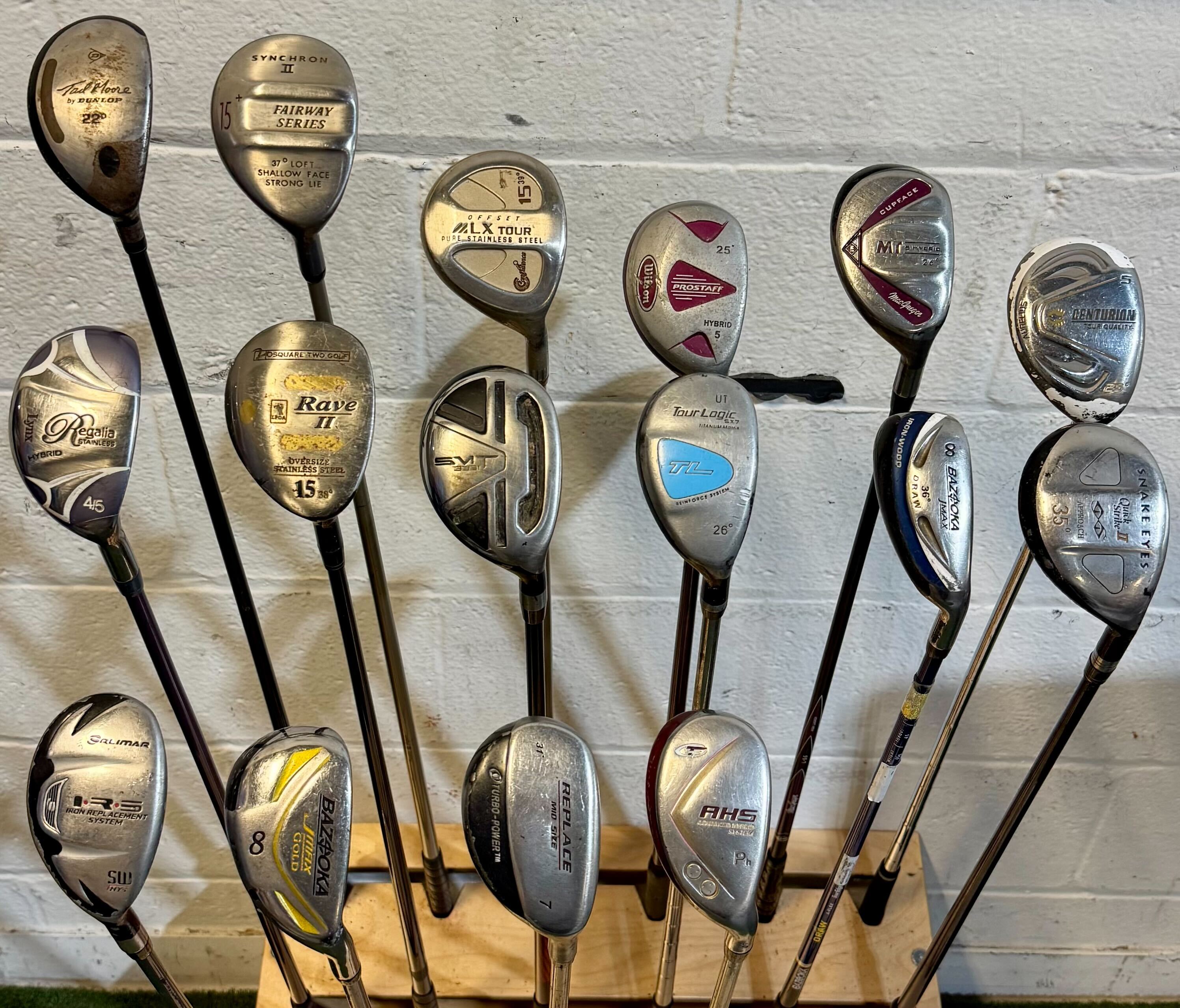 Wholesale Lot of 40 Golf Clubs - Assorted Hybrids-Next Round