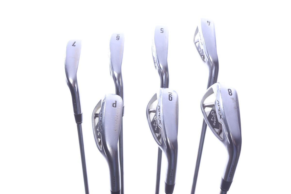 Used Callaway Apex 21 Iron Set - Right-Handed - 4-PW - Stiff Flex
