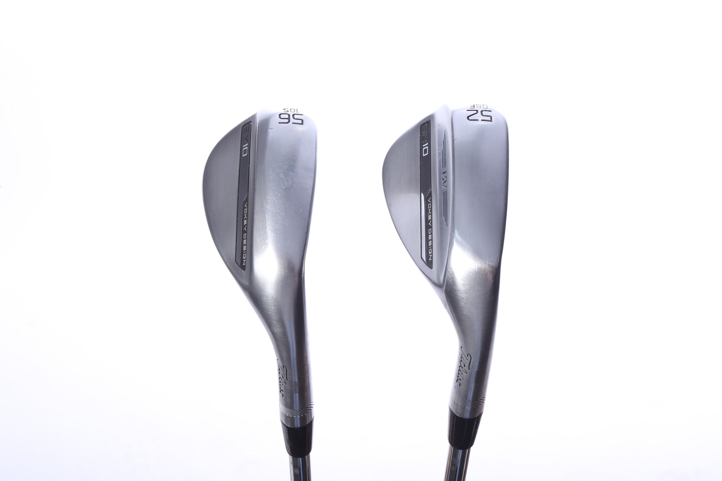 Used Titleist Vokey SM10 Raw Wedge Set - Right-Handed - 52*, 56* - Regular Flex-Next Round