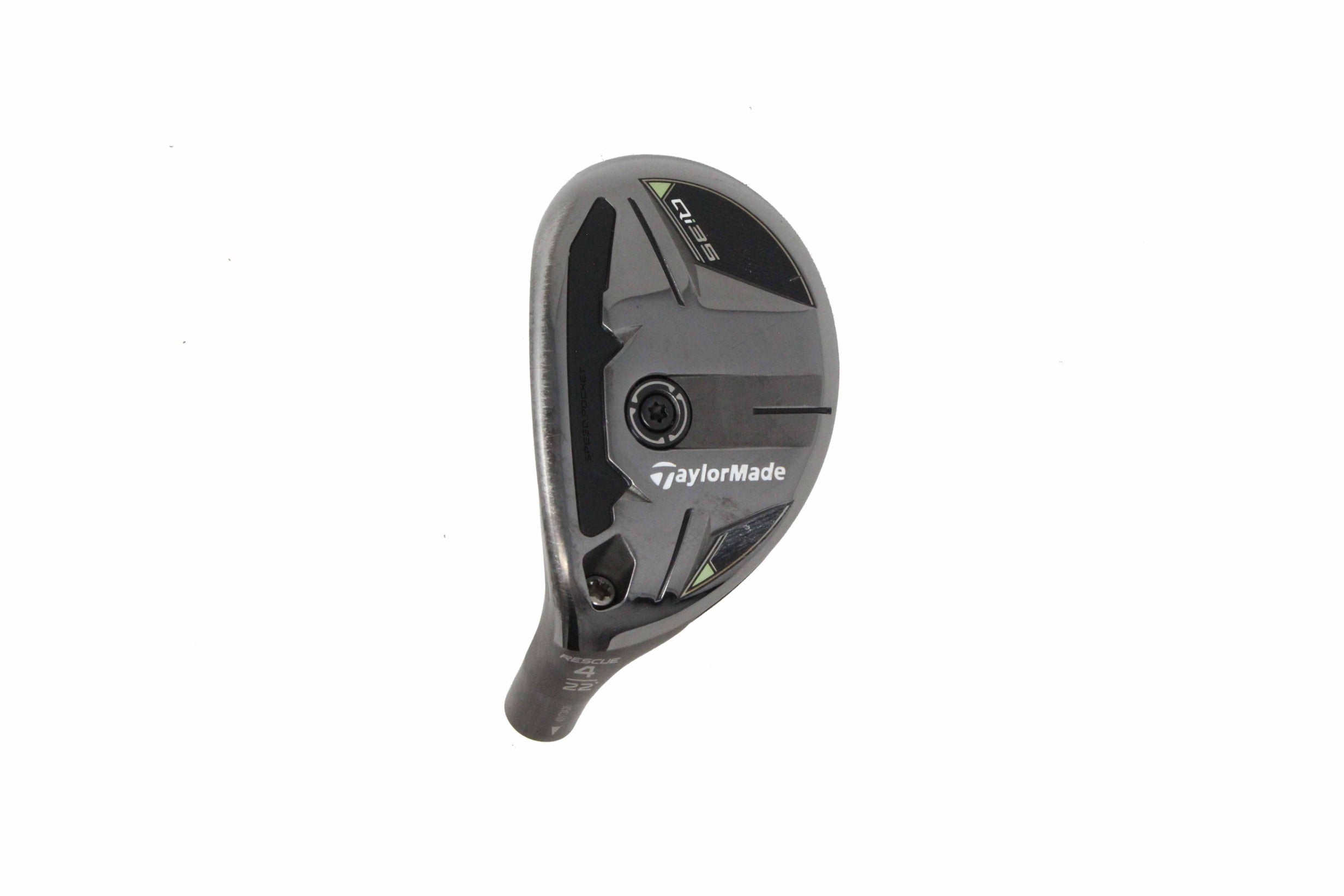 Used TaylorMade Qi35 Rescue 4H Hybrid - Left-Handed - 22 Degrees - Not Specified Flex-Next Round