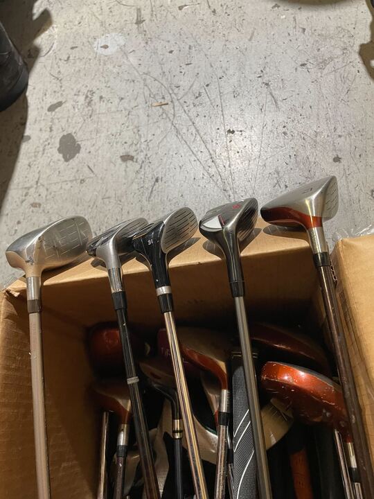 Wholesale Lot of 40 TaylorMade, Maxfli, Nickent, etc. Drivers, FW woods, Hybrids-Next Round