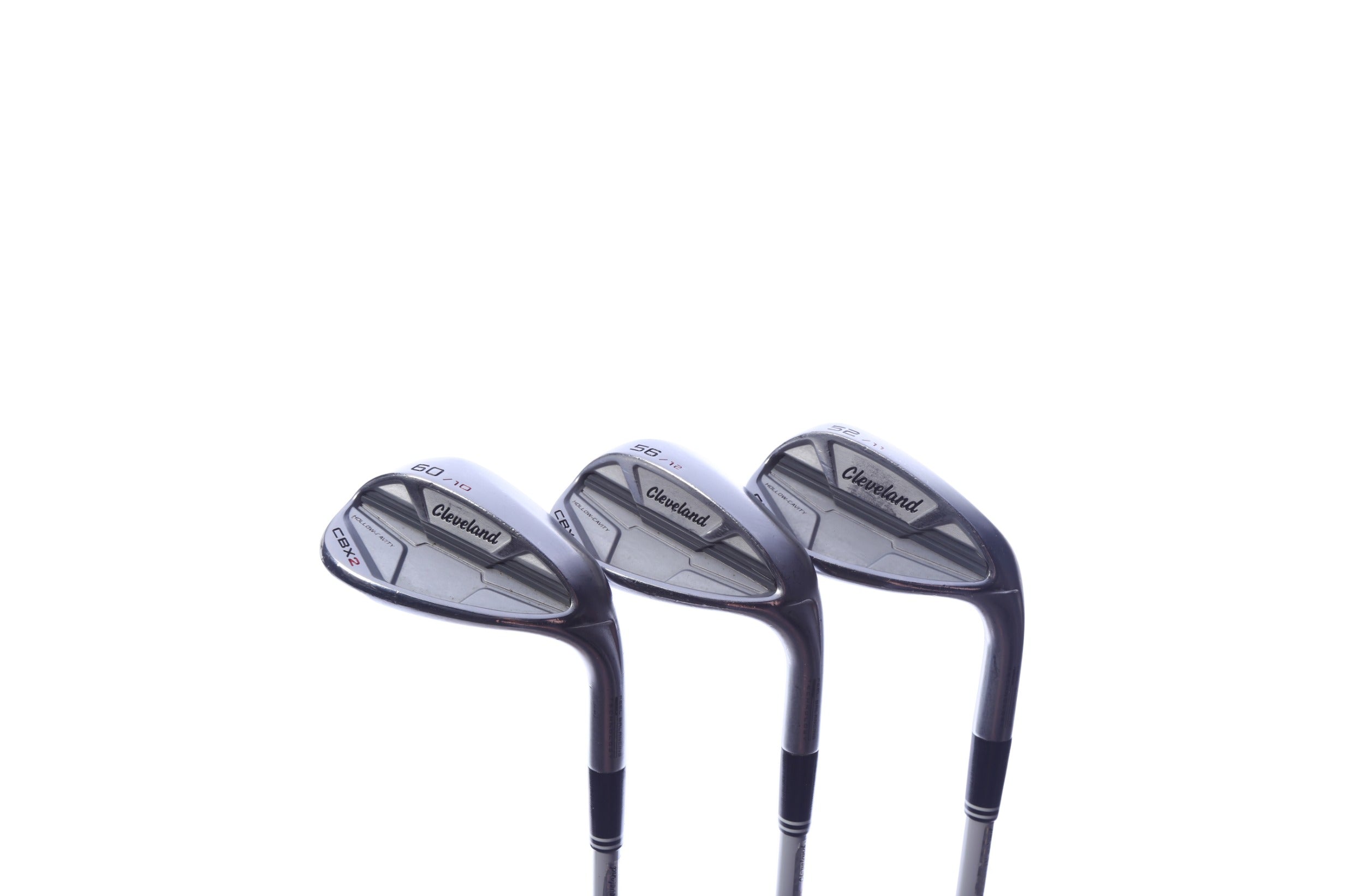 Used Cleveland CBX 2 Wedge Set - Right-Handed - 52*, 56*, 60* - Wedge Flex