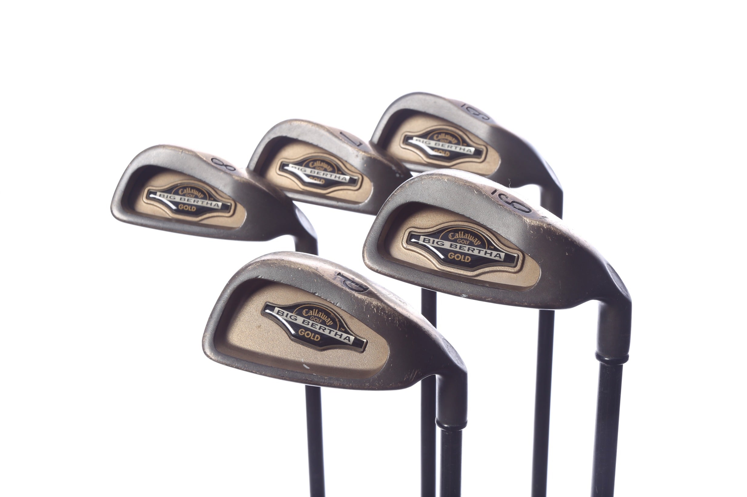 Used Callaway Big Bertha Gold Iron Set - Right-Handed - 6-PW - Stiff Flex