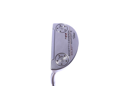Used Titleist Scotty Cameron 2018 Select Newport 3 Putter - Left-Handed - 34 in - Mid-mallet