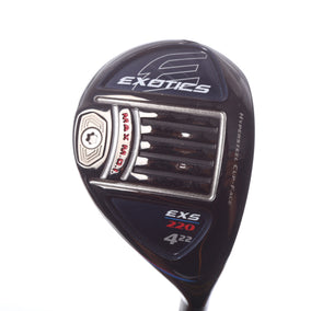 Used Tour Edge Exotics EXS 220 4H Hybrid - Right-Handed - 22 Degrees - Regular Flex-Next Round