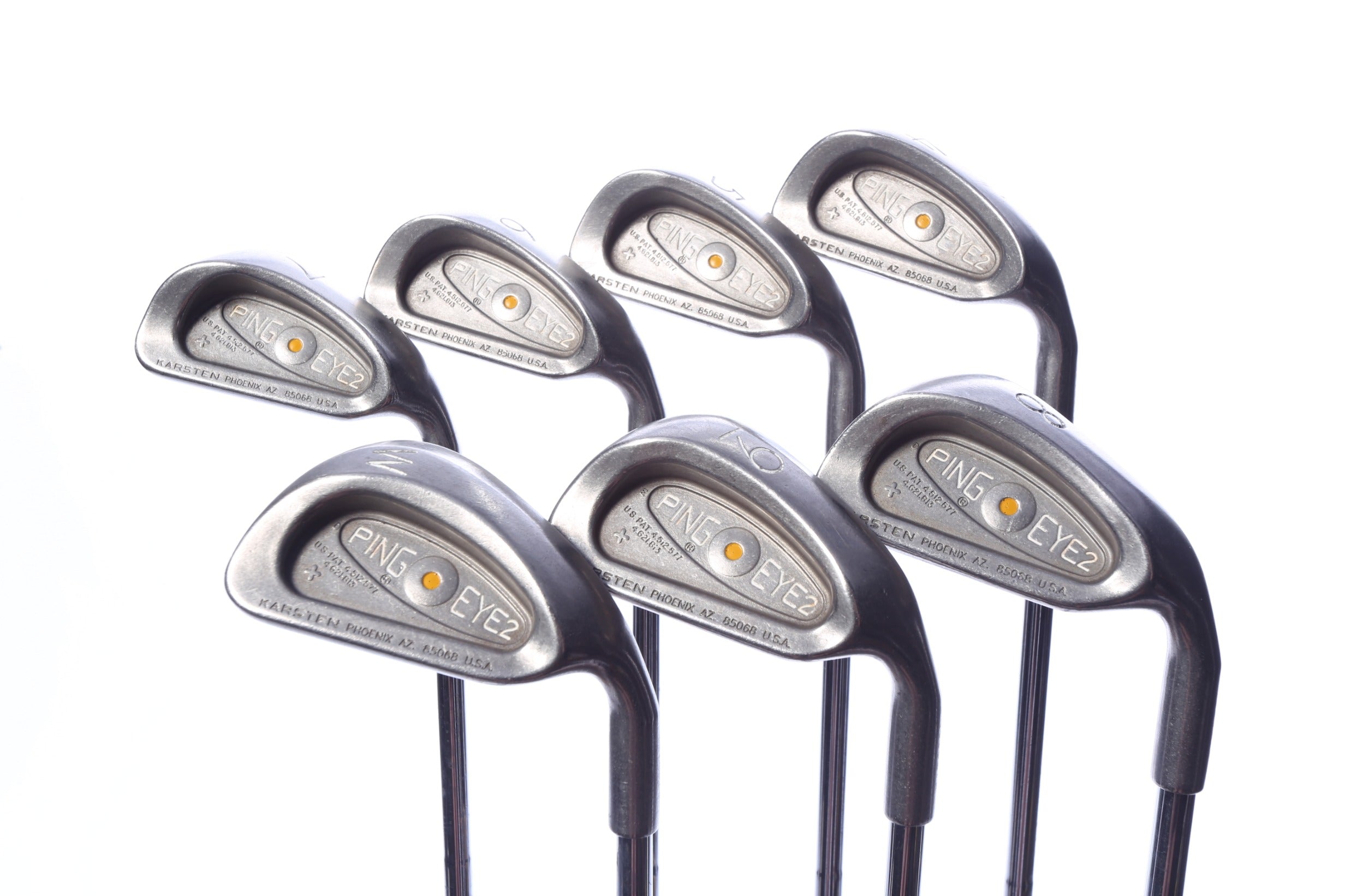Used Ping Eye 2 Iron Set - Right-Handed - 4-PW - Stiff Flex