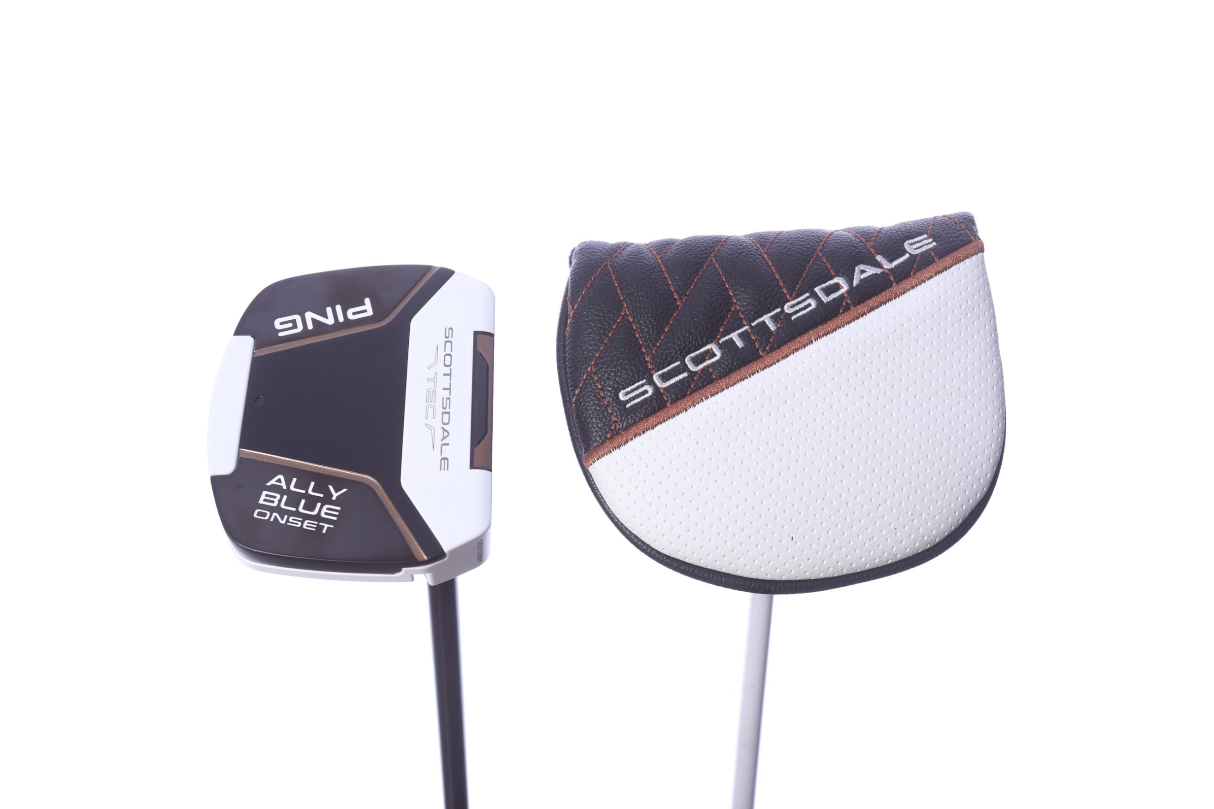 Used Ping Scottsdale TEC Ally Blue Onset Putter - Right-Handed - 35 in - Mallet-Next Round