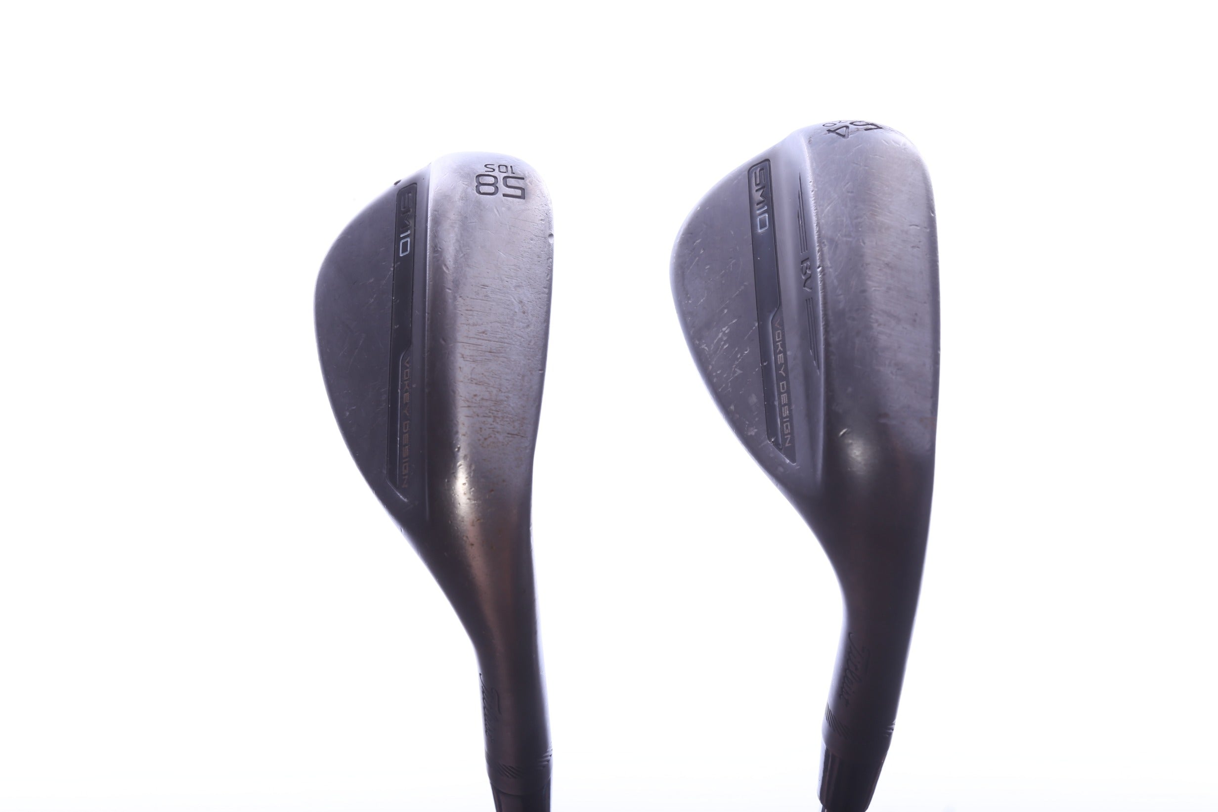 Used Titleist Vokey SM10 Jet Black Wedge Set - Right-Handed - 54*, 58* - Wedge Flex-Next Round